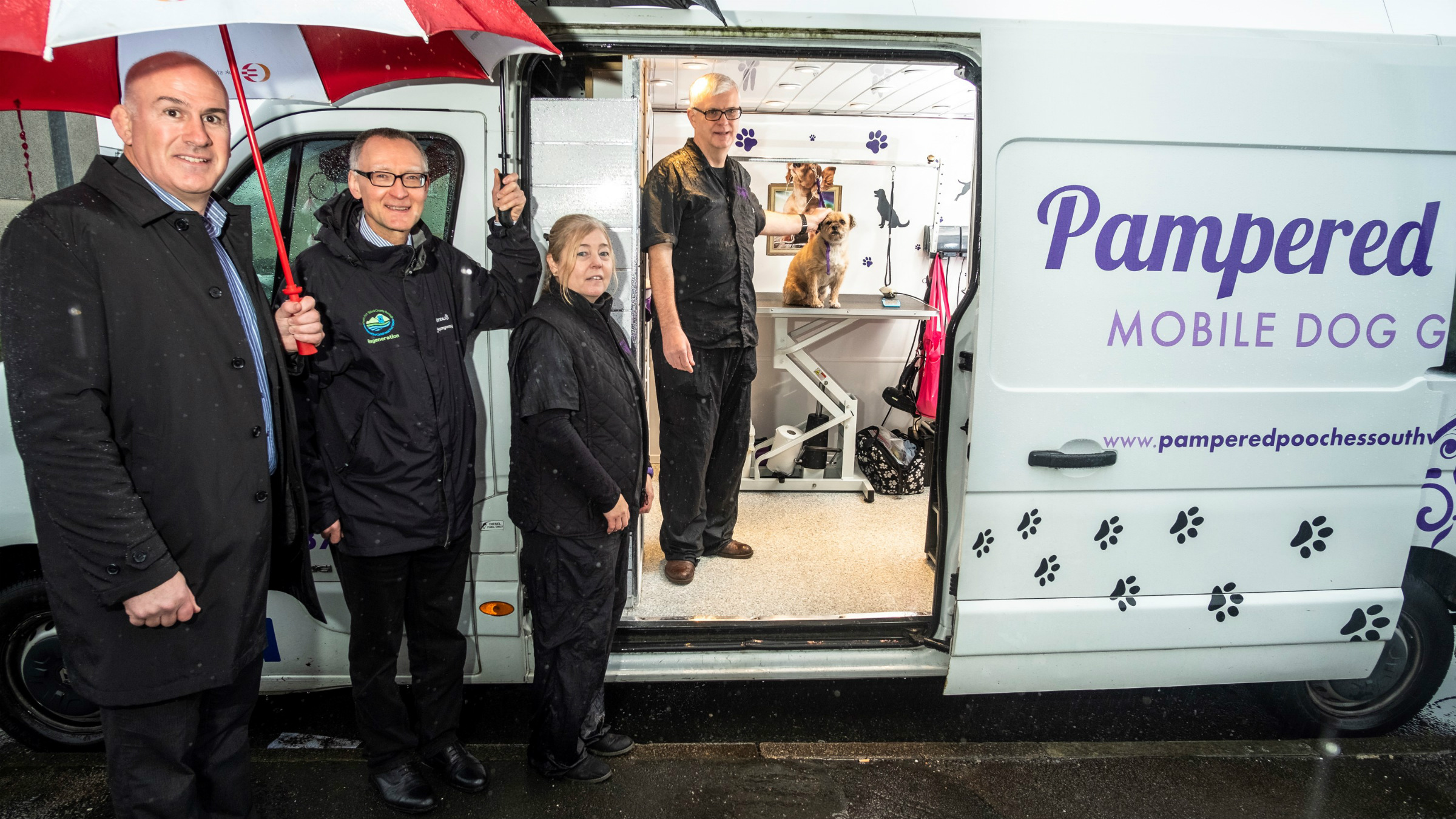 pampered pooches mobile dog grooming