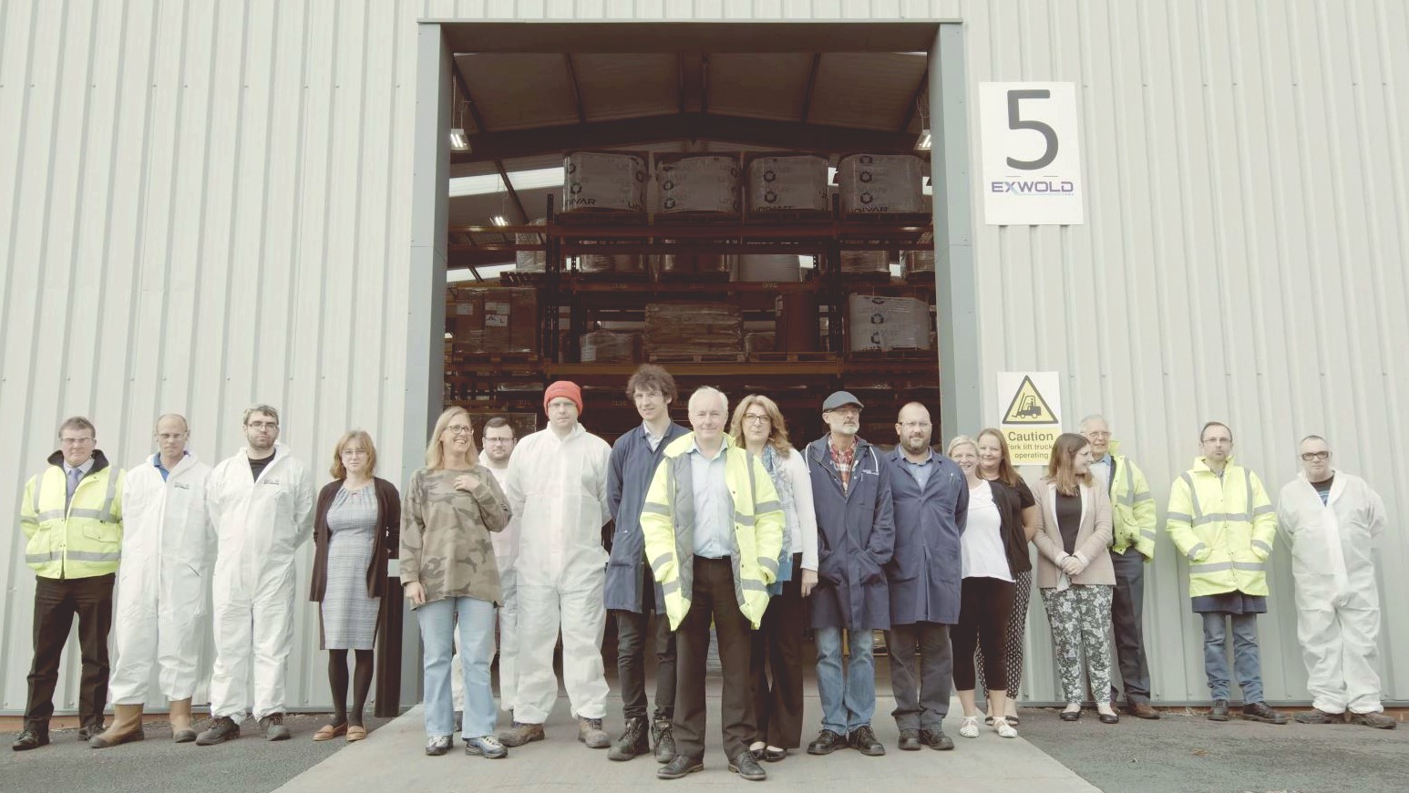 The team at Exwold Technology who received an investment from UKSE